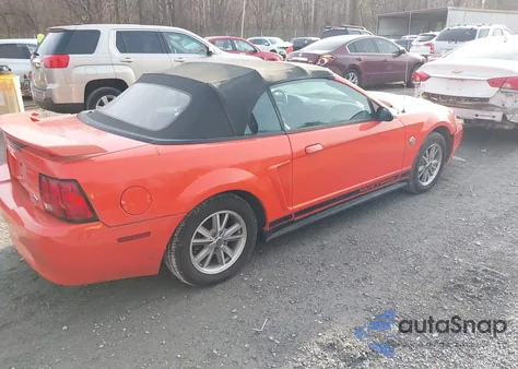 2004 Ford Mustang из США, поврежденный, VIN 1FAFP44604F219903